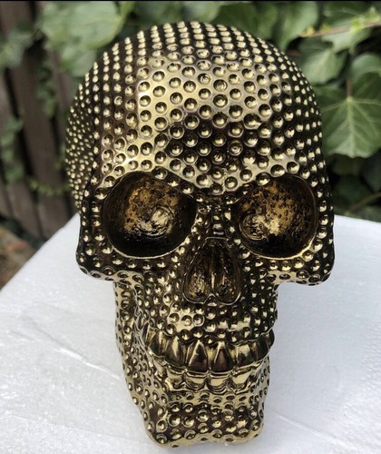Totenkopf gold neu ovp mit - gold,