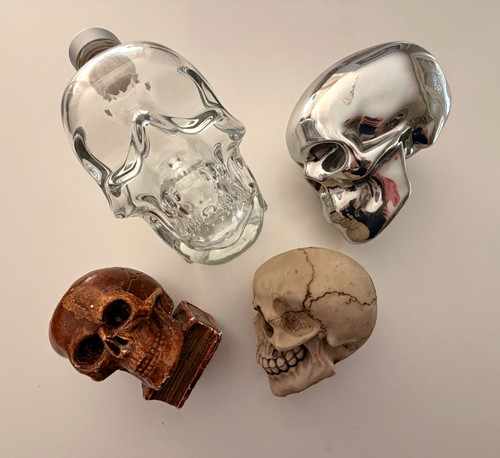 4er set totenkopf dekofiguren - 4er-set,