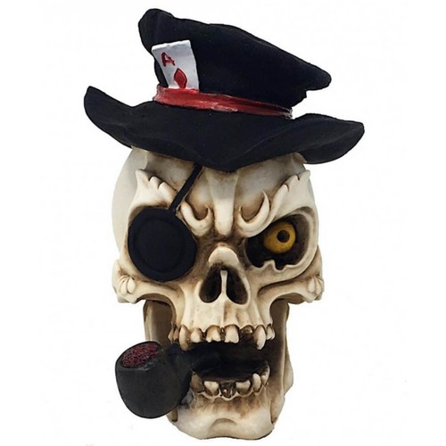 Kartenspieler zocker totenkopf - kartenspieler,