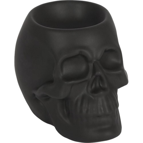 Totenkopf duftlampe schwarz - totenkopf,