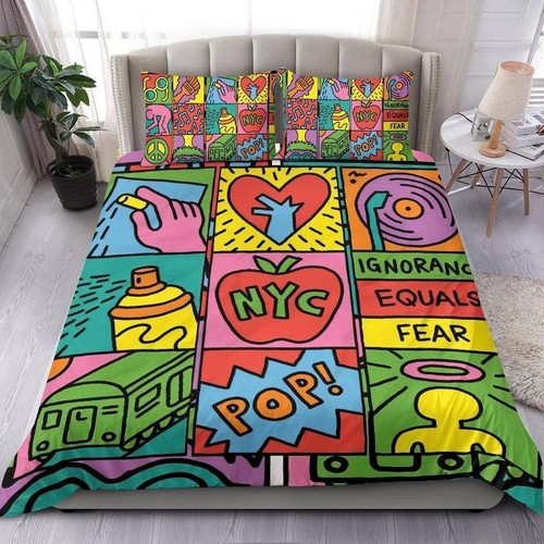 Keith haring bettwäschesets - keith,