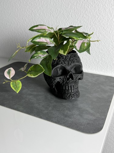 Totenkopf blumentopf deko - blumentopf, |