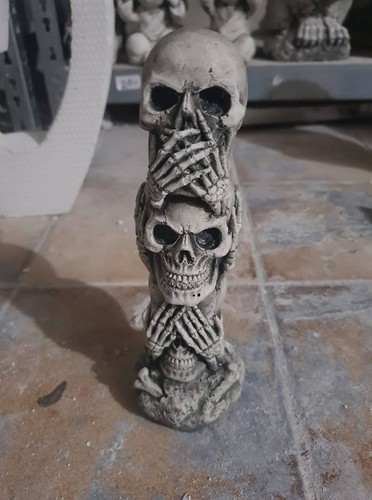 Deko totenkopf skulptur 5cm - deko,