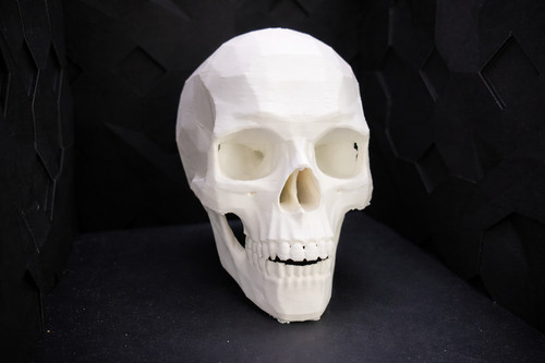 Low poly totenschädel - low-poly,