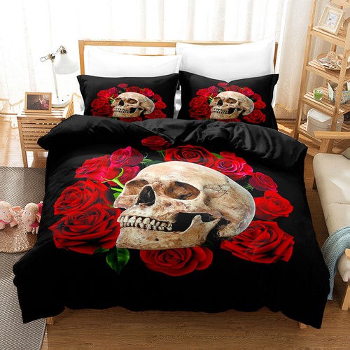 Totenkopfmode bettwäsche set - bettwäsche,