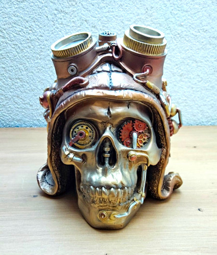 Steampunk totenschädel - steampunk,