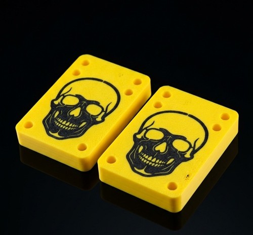 Half inch yellow - yellow, skateboard