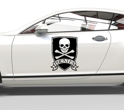 Autoaufkleber piratenflagge - autoaufkleber,