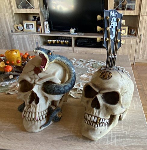 2er set totenkopf figuren mit - 2er,