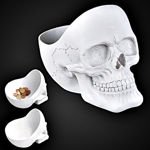 Totenkopf aufbewahrungsschale - totenkopf,
