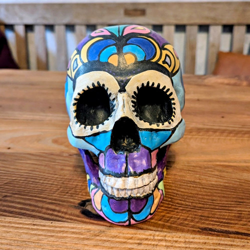 Dekorativer totenkopf - dekorativer, im