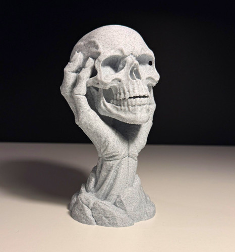 Dekofigur totenkopf hand - totenkopf,