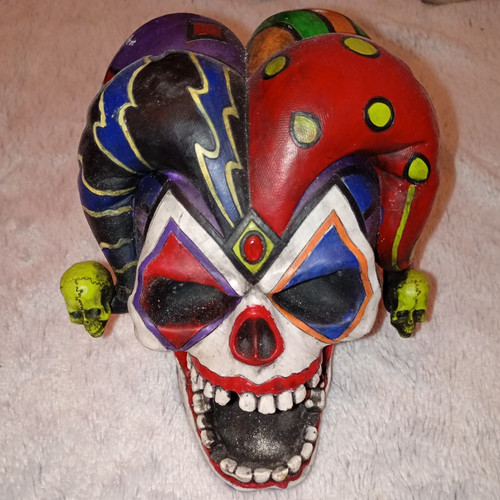 Jester deko totenschädel - jester,