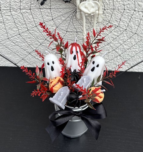 Halloween kerzenstrauß - halloween,