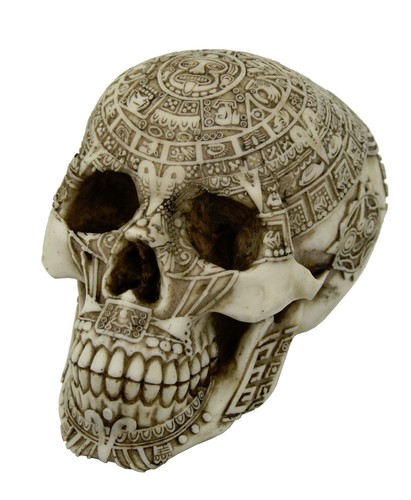 Aztekenschädel totenkopf - aztekenschädel,