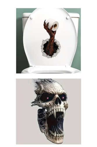 Horror schädel selbstklebend - horror-schädel,