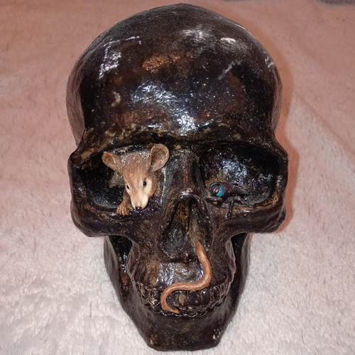 Totenschädel deko skulptur - totenschädel,